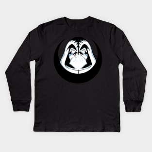 Moon Knight Graphic Sticker Kids Long Sleeve T-Shirt